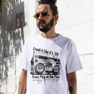 Mixtapes, Bass en Rewind-dagen – 90s Muziek Nostal T-shirt