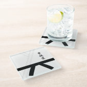 Miyagi Do Karate Glazen Onderzetter (Schuin)