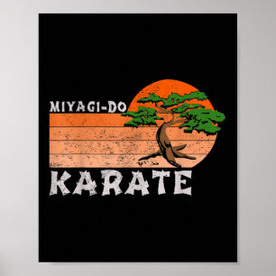 Miyagi-do Karate Grappig  Karate Bonsai Boom Poster