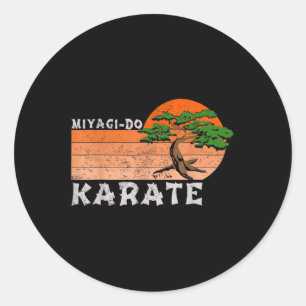 Miyagi-do Karate Grappig  Karate Bonsai Boom Ronde Sticker