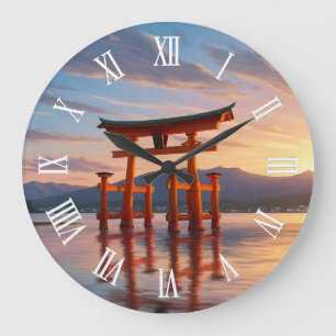 Miyajima Drijvende Torii Itsukushima-schrijn Reis Grote Klok
