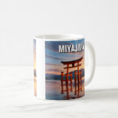 Miyajima Floating Torii Itsukushima Shrine Travel Koffiemok (Voorkant rechts)