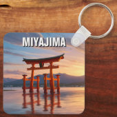 Miyajima Floating Torii Itsukushima Shrine Travel Sleutelhanger (Achterkant)