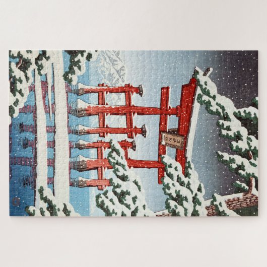 Miyajima Shrine in Snow, Hasui Kawase Legpuzzel (Horizontaal)