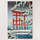 Miyajima Shrine in Snow, Hasui Kawase Legpuzzel (Verticaal)