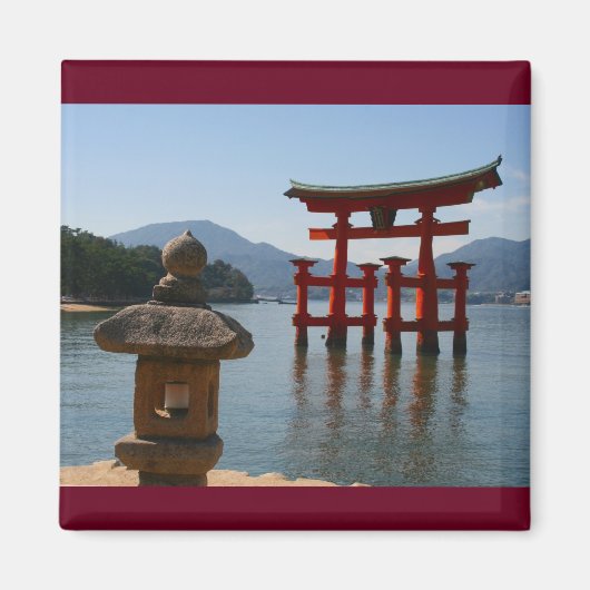 miyajima torii red magneet (Voorkant)