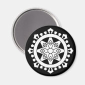 Miyake dharma chakra magneet (Voorkant / Achterkant)