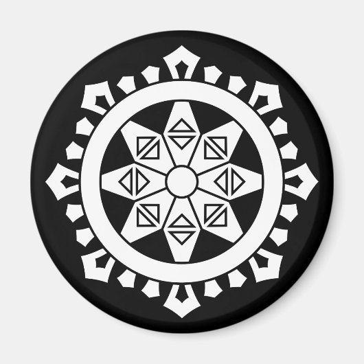 Miyake dharma chakra magneet (Voorkant)