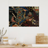 Miyamoto Musashi 宮 本 武 蔵 Poster (Keuken)