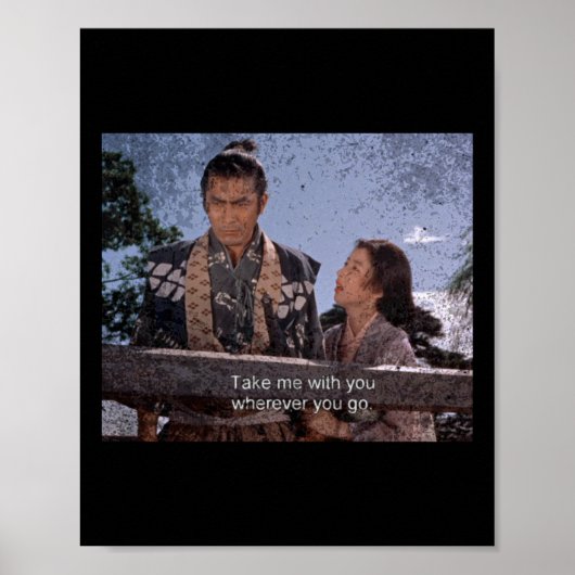 Miyamoto Musashi Otsu – Samurai Trilogy Bridge Sce Poster (Voorkant)