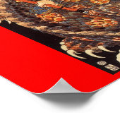 Miyamoto Musashi Painting c. jaren '1800 Poster (Hoek)