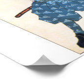 Miyamoto Musashi Painting c. jaren '1800 Poster (Hoek)