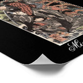 Miyamoto Musashi Painting, c. jaren '1800 Poster (Hoek)