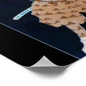 Miyamoto Musashi Painting circa 1800's Poster (Hoek)