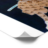 Miyamoto Musashi Painting circa 1800's Poster (Hoek)