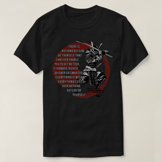 Miyamoto Musashi Samurai, Ronin  T-shirt (Design voorkant)