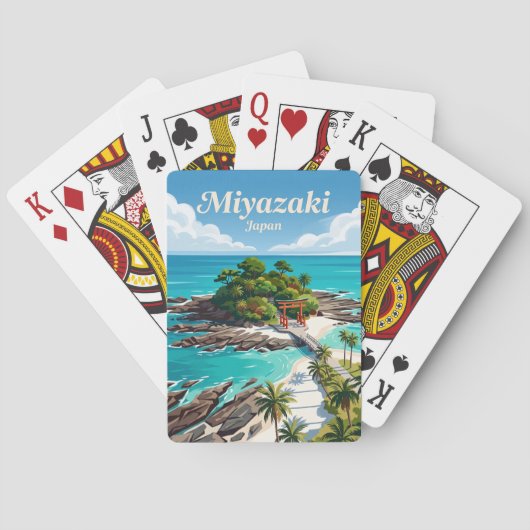 Miyazaki Japan Pokerkaarten (Achterkant)
