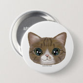 Miyu Ronde Button 7,6 Cm (Voorkant /achterkant)