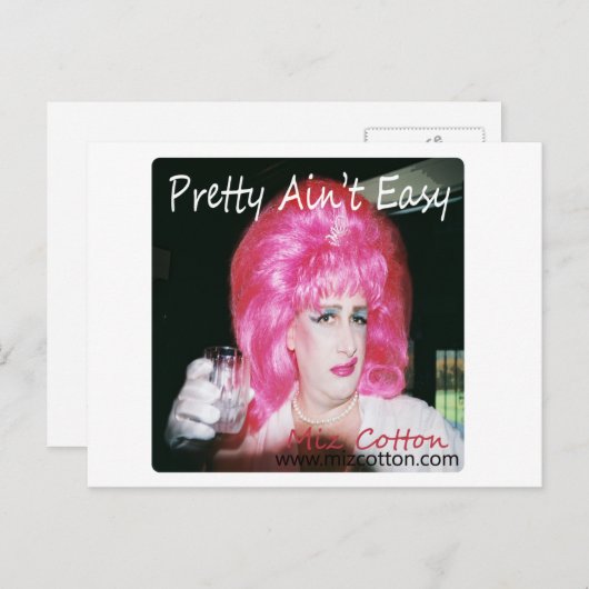 Miz Cotton Briefkaart (Voorkant / Achterkant)