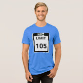 MIZ Snelheidslimiet Tri-Blend Shirt (Voorkant volledig)