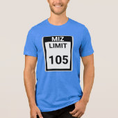 MIZ Snelheidslimiet Tri-Blend Shirt (Voorkant)