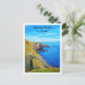 Mizen Head Cork Ierland Retro Stijl  Briefkaart (Staand voorkant)