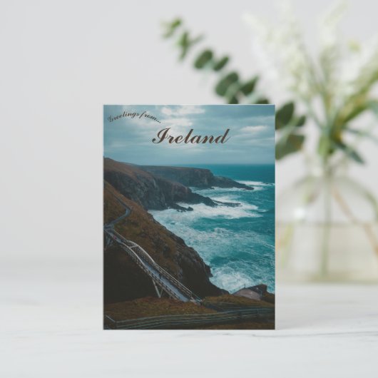 Mizen Head Ierland Briefkaart (Staand voorkant)