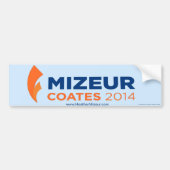Mizeur Coates 2014 Bumpersticker (Voorkant)