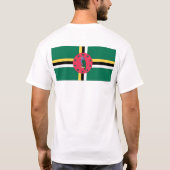 Mizik a Nou & Dominica Vlag t-shirt (Achterkant)