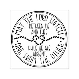 Mizpah | Moderne Touw Hartstempel Zelfinktende Stempel