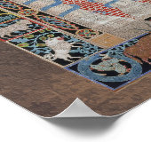  Mizrach Joodse Gebedsrichting Plaquekunst Poster (Hoek)