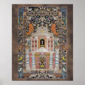  Mizrach Joodse Gebedsrichting Plaquekunst Poster (Voorkant)