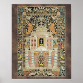  Mizrach joodse plaque Poster (Voorkant)