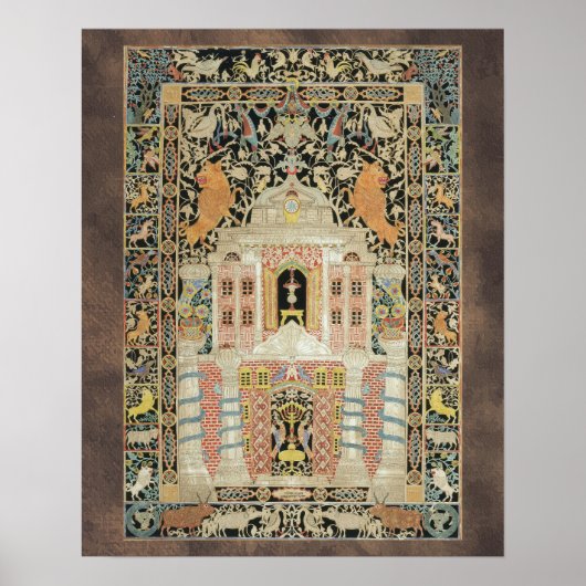 Mizrach joodse plaque Poster (Voorkant)