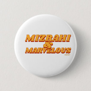 Mizrahi & Marvelous Joods Sefardisch Afrika Iran Ronde Button 5,7 Cm