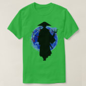 Mizu Blauw oog Samurai TShirt (Design voorkant)