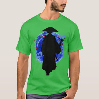Mizu Blauw oog Samurai TShirt
