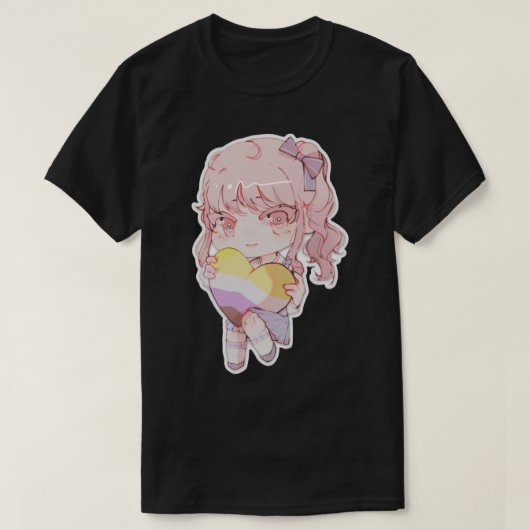 mizuki akiyama project sekai pride niet - binaire  t-shirt (Design voorkant)