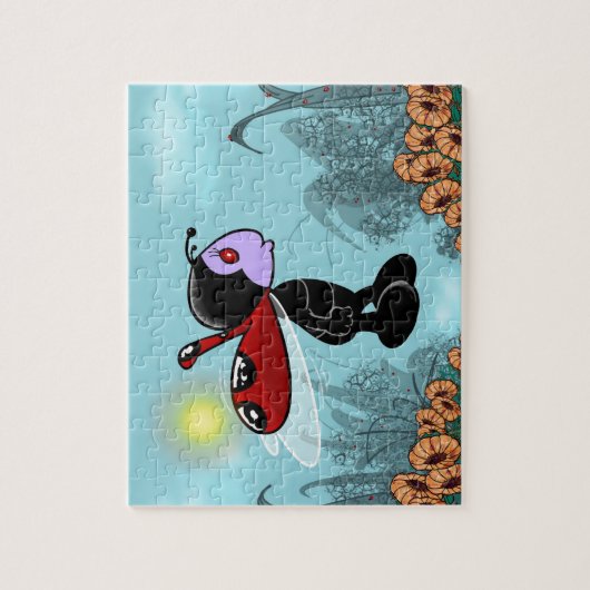 Mizz Ladybug Jigzaag Puzzle Legpuzzel (Verticaal)