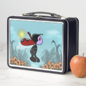 Mizz Ladybug Metal Lunch Box (In situ)
