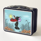 Mizz Ladybug Metal Lunch Box (Voorkant)