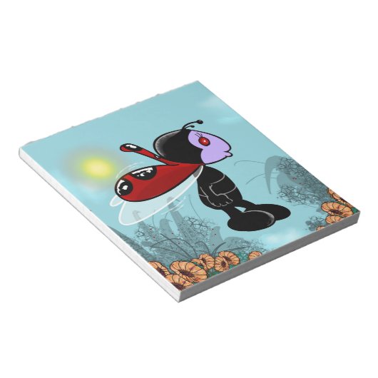 Mizz Ladybug Notitieblok (Schuin)