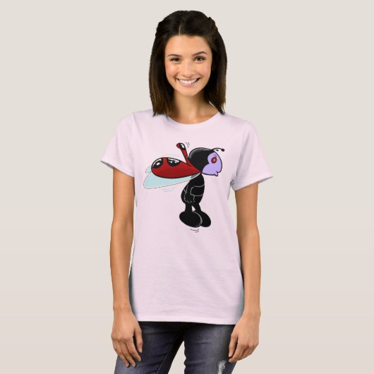Mizz Ladybug T-Shirt (Voorkant volledig)
