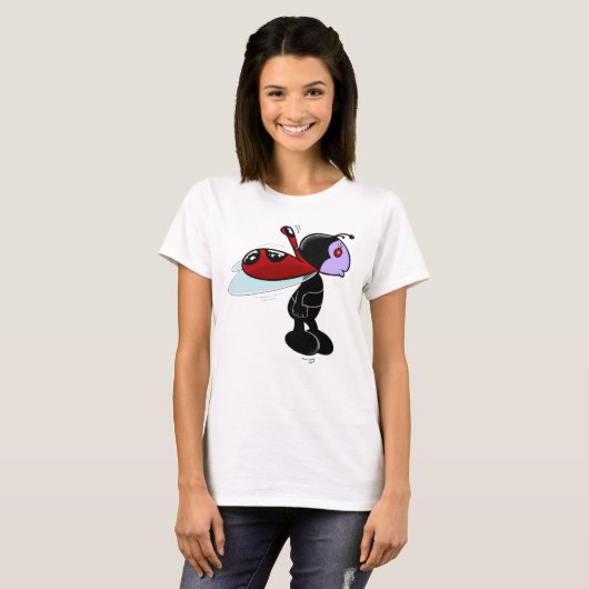 Mizz Ladybug T-shirt (Voorkant volledig)