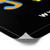 MJ banner hoesje Poster (Hoek)