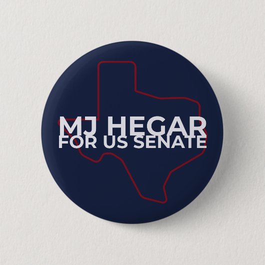 MJ Hegar voor de Amerikaanse SenaatsButton Ronde Button 5,7 Cm (Voorkant)