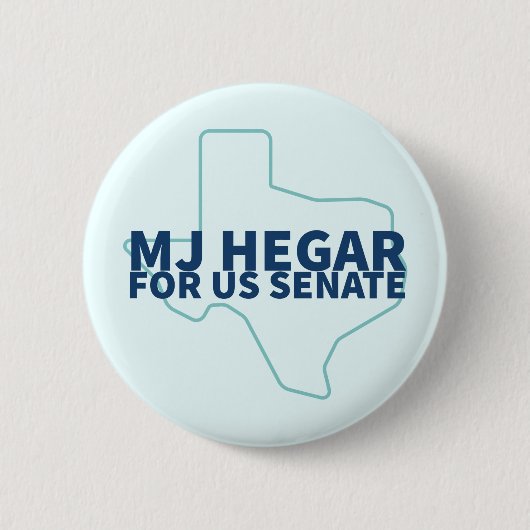 MJ Hegar voor de Amerikaanse SenaatsButton Ronde Button 5,7 Cm (Voorkant)