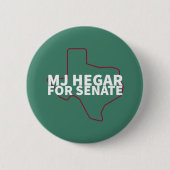 MJ Hegar voor de Amerikaanse SenaatsButton Ronde Button 5,7 Cm (Voorkant)