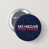 MJ Hegar voor de Amerikaanse SenaatsButton Ronde Button 5,7 Cm (Voorkant /achterkant)