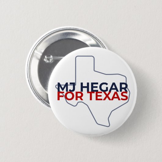 MJ Hegar voor Texas Button (Voorkant /achterkant)